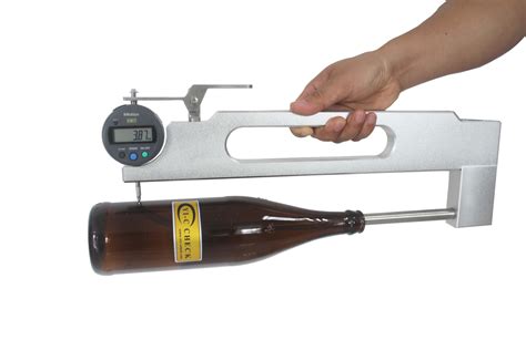 Bottle Wall Thickness Tester trade|bottle thickness gauge digital.